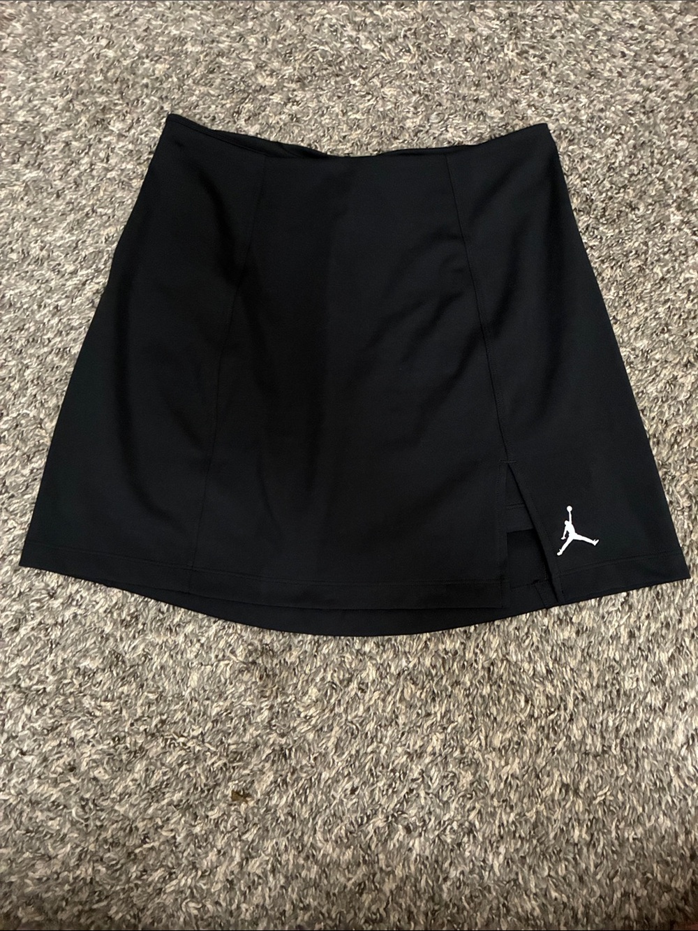 Jordan Black Women's Mini Skirt with White Jumpman